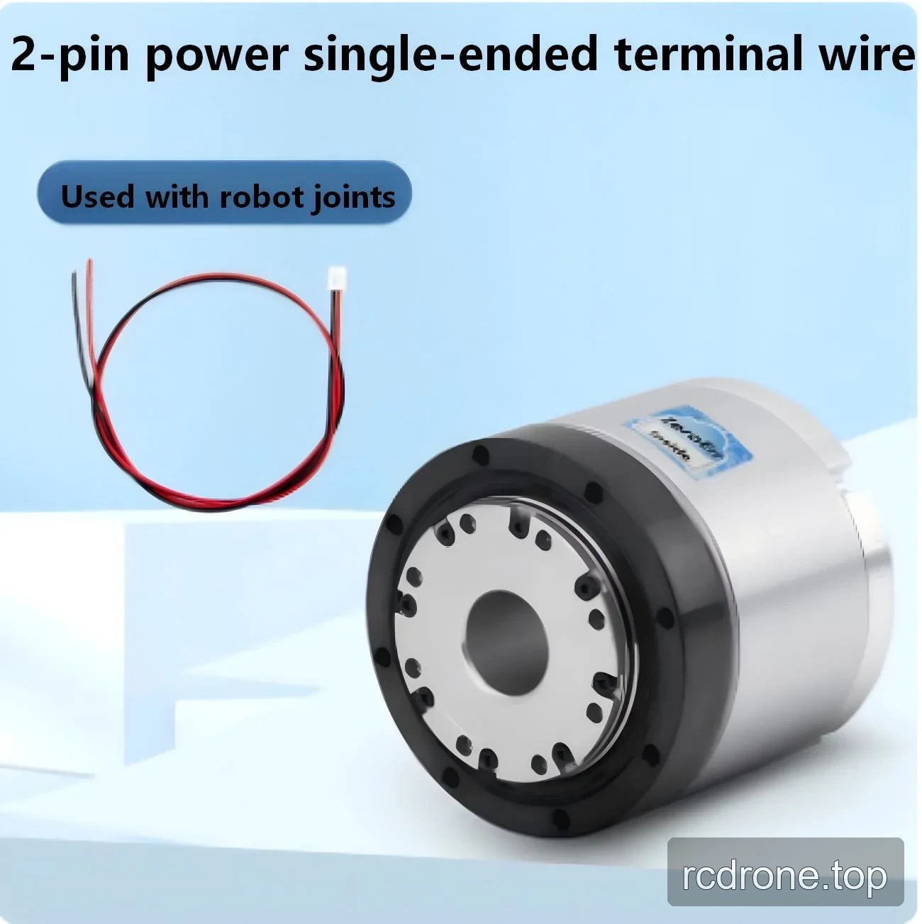 2-pin power single-ended terminal wire for robot joint use