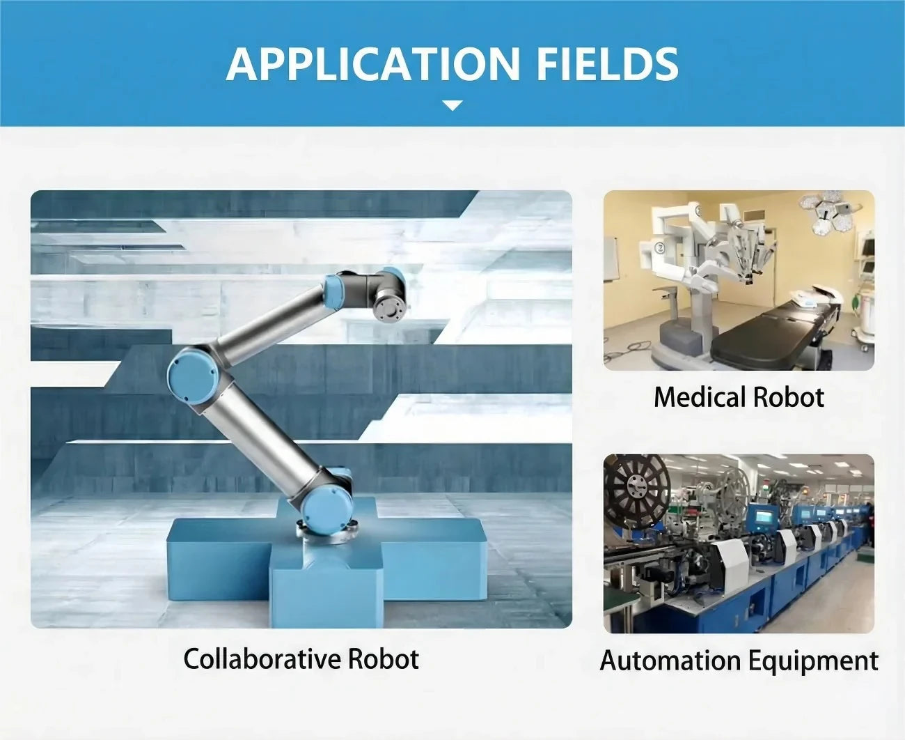 eRob110 robot joint application fields