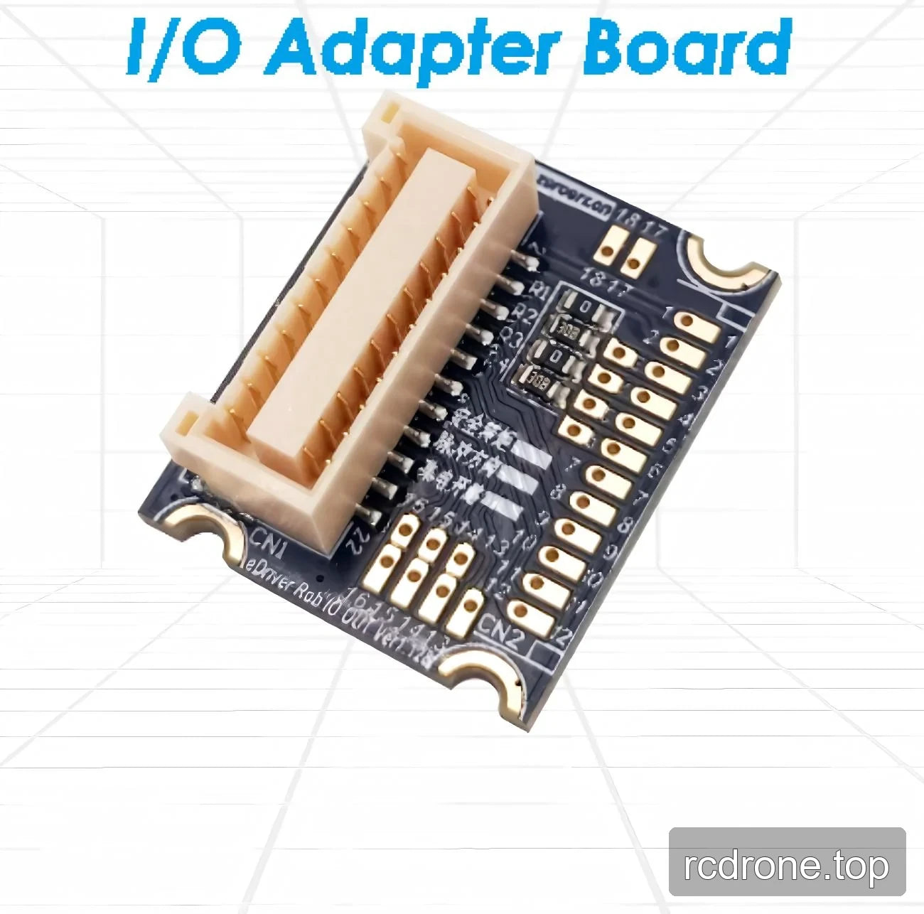 ZeroErr I-O Adapter Board with multi-pin connector and CN1/CN2 connection areas
