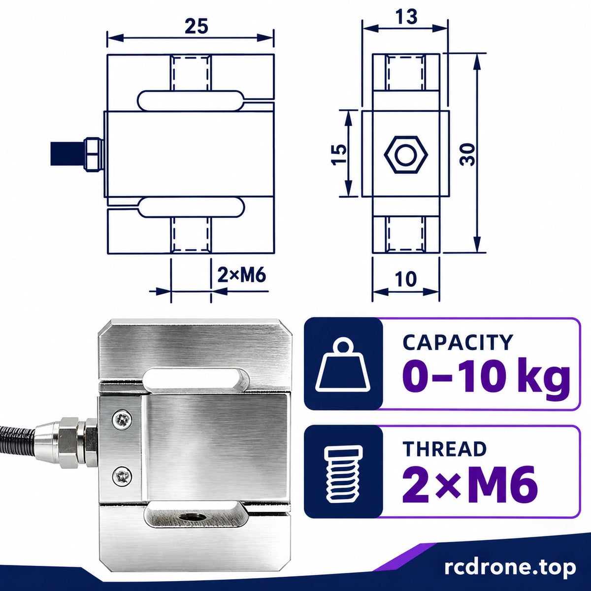 Miniature S-type load cell selection