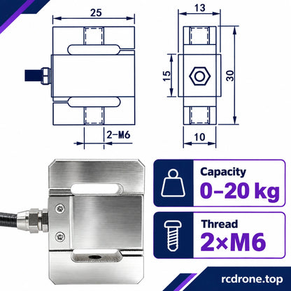 Miniature S-type load cell selection