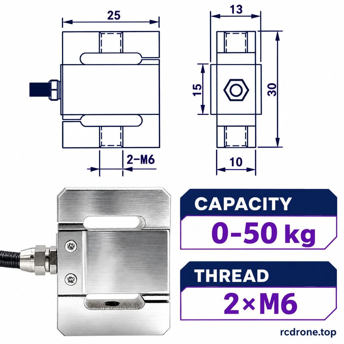 Miniature S-type load cell selection