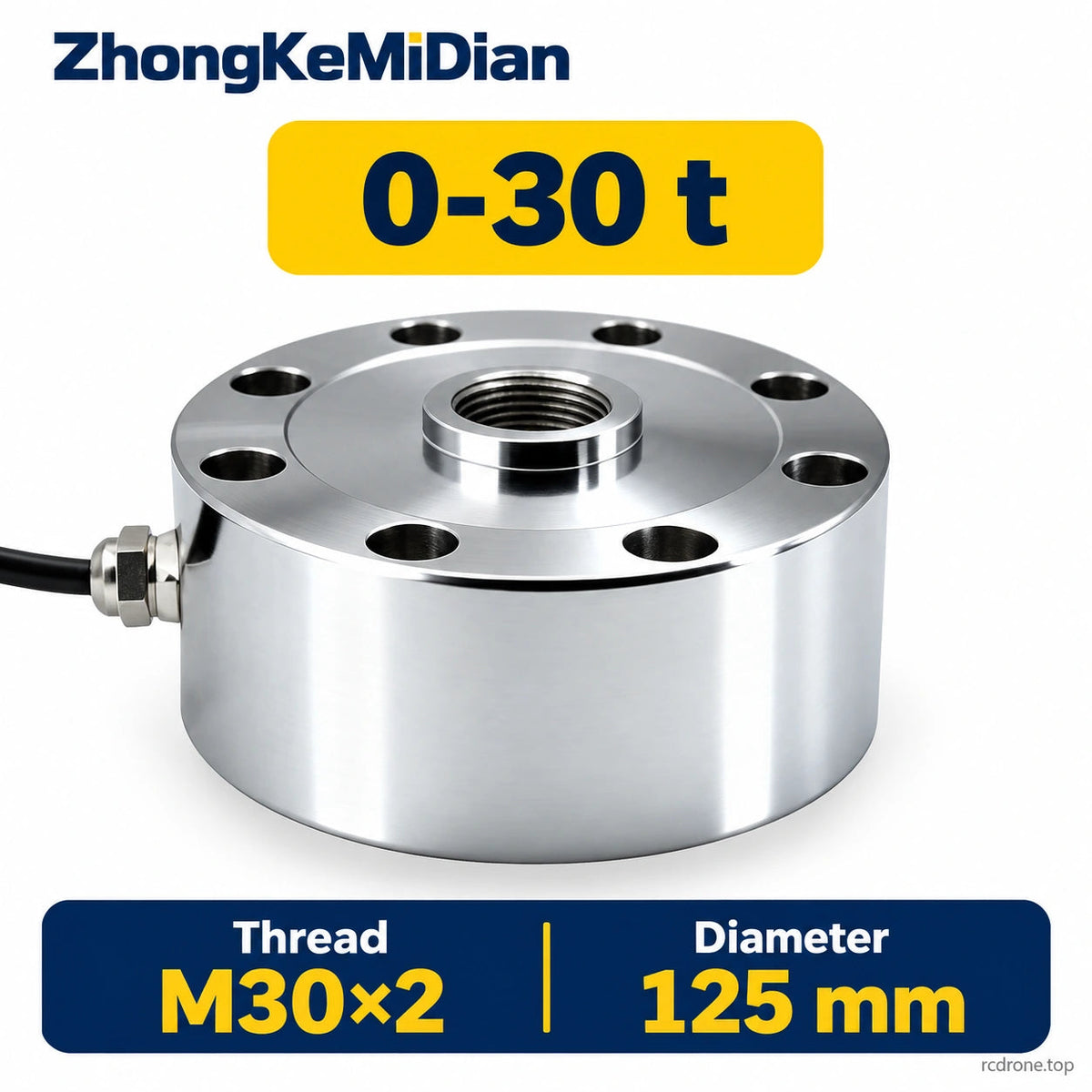 Spoke load cell 0-30 t, diameter 125 mm