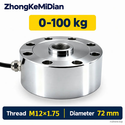 Spoke load cell 0-100 kg, diameter 72 mm