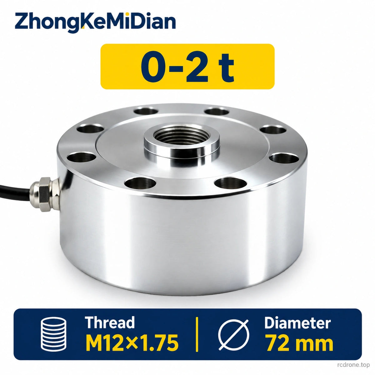 Spoke load cell 0-2 t, diameter 72 mm