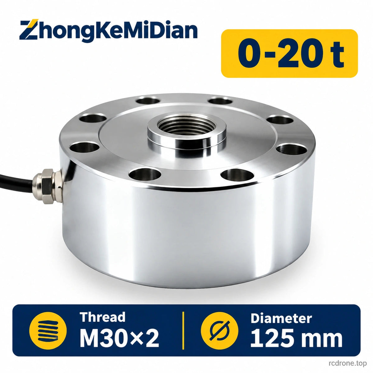 Spoke load cell 0-20 t, diameter 125 mm