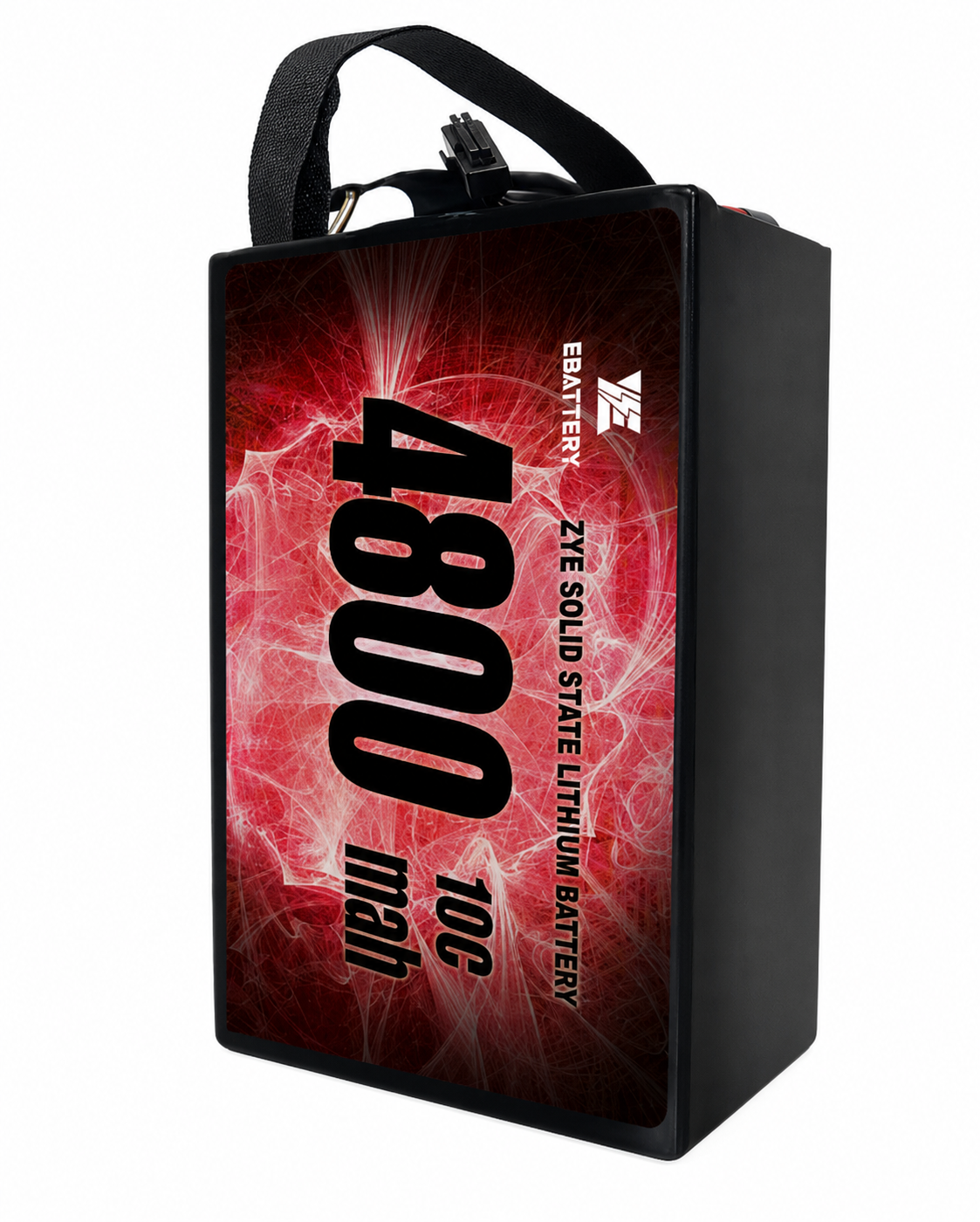 ZYE 12S 4800mAh 10C Solid State LiPo Battery on white background