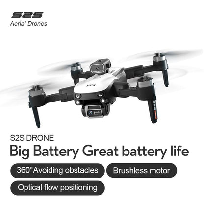 S2S mini drone with 6K dual cameras Obstacle avoidance optical Wifi Fpv Brushless motor rc Dron Profesional Quadcopter Toy - RCDrone