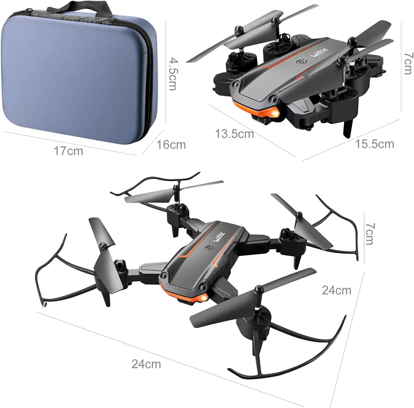 TBBKing AE86/KY603 Drones - with camera for adults 1080P Drone with Camera RC Drones for Adult Live Video FPV Optical Flow Positioning Profesional Quadcopter Mini Drone for Kids RC Helicopter Boys Toys - RCDrone