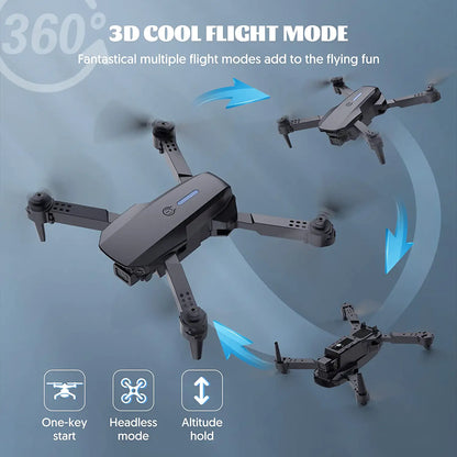 SUPFEEL A9002 Drones - with Camera for Adults 4k, Drones for Kids Beginners with Live Video RC Mini Drone with Camera Drones for Kids 8-12 Cool Ideas Boy Toys Gift 10-12 Years Old Teenage Support WiFi FPV - RCDrone