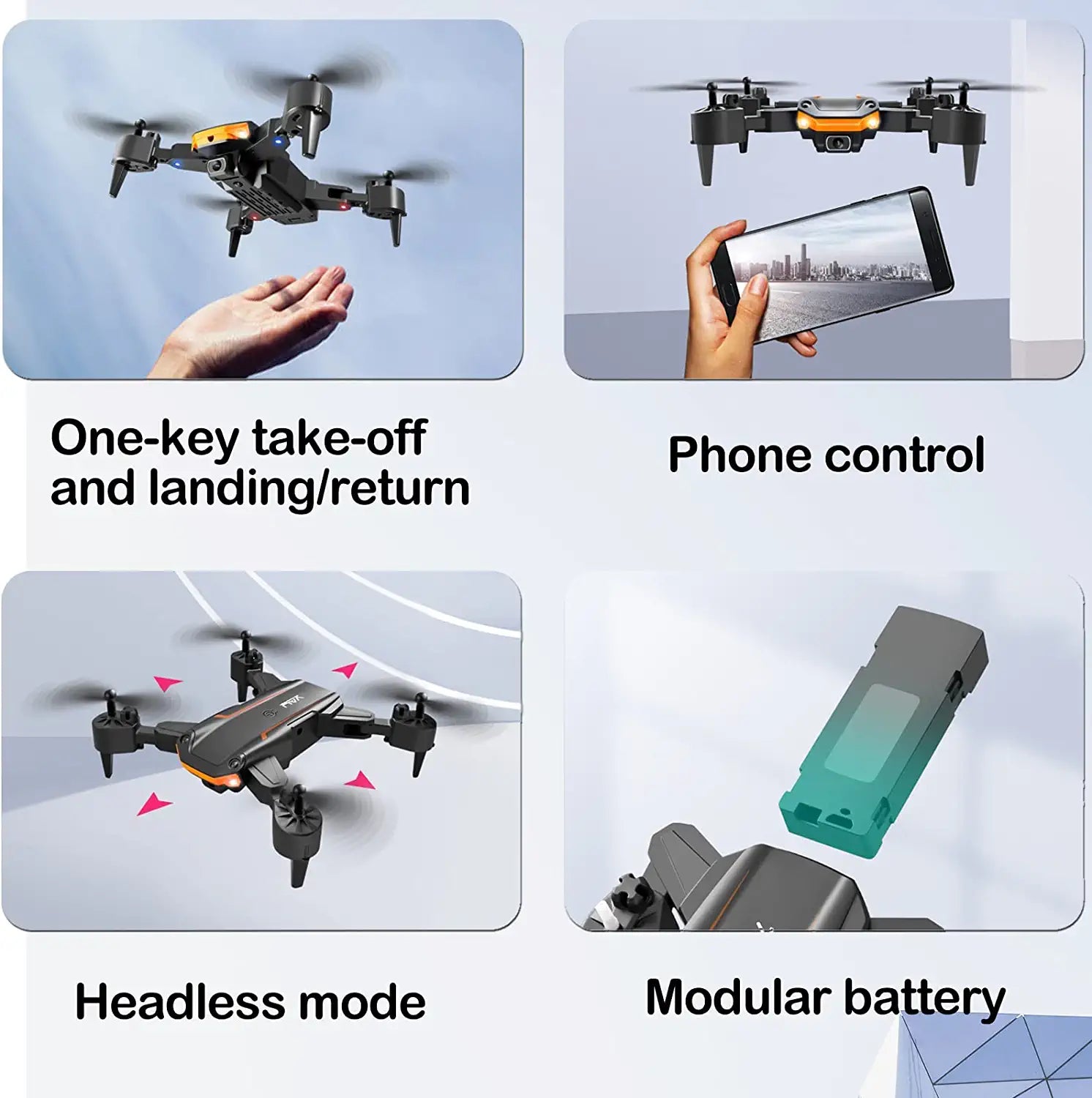 TBBKing AE86 Drones KY603 -1080P Drone with Camera RC Drones