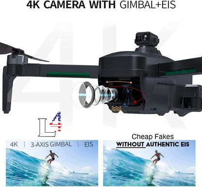 Drone X Pro LIMITLESS 4 - GPS 4K HD UHD Camera Drone for Adults with EVO Obstacle Avoidance, 3-Axis Gimbal, Auto Return Home, Follow Me, Long Flight Time, Long Control Range, 5G WiFi FPV Live Video, EIS, Superior Stabilization Professional Camera Drone - RCDrone