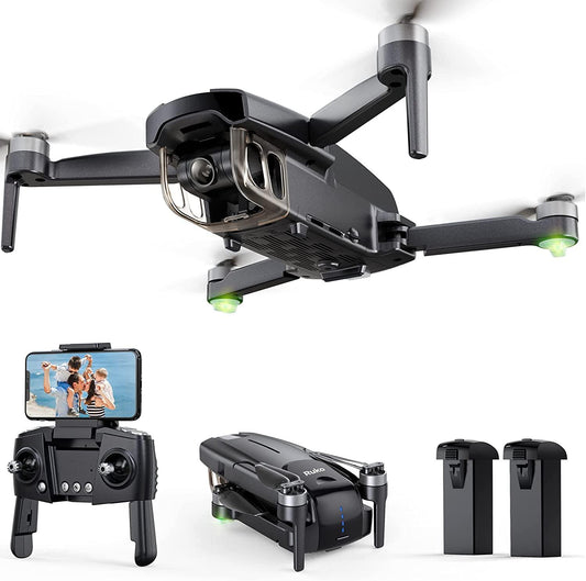 RUKO 6974418330216 Ruko F11GIM2 4B Drones with Camera for Adults 4k,  Compliance with FAA Remote ID,3-Axis Gimbal, 112mins Fly More Time 4  Batteries