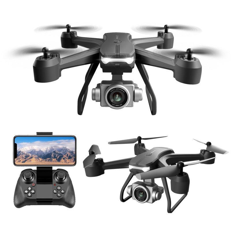 4DRC V14 Drone with 1080P HD Camera Live Video 120°Wide-Angle Wifi Altitude  Hold, 3D Flip 2 Batteries Black
