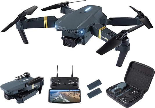 Drone avec caméra pour adultes, caméra WiFi 4K HD, quadrirotor RC, retour  intelligent GPS, vol stationnaire GPS/flux optique, drone pour enfants  jouets cadeaux ou débutants (gris)
