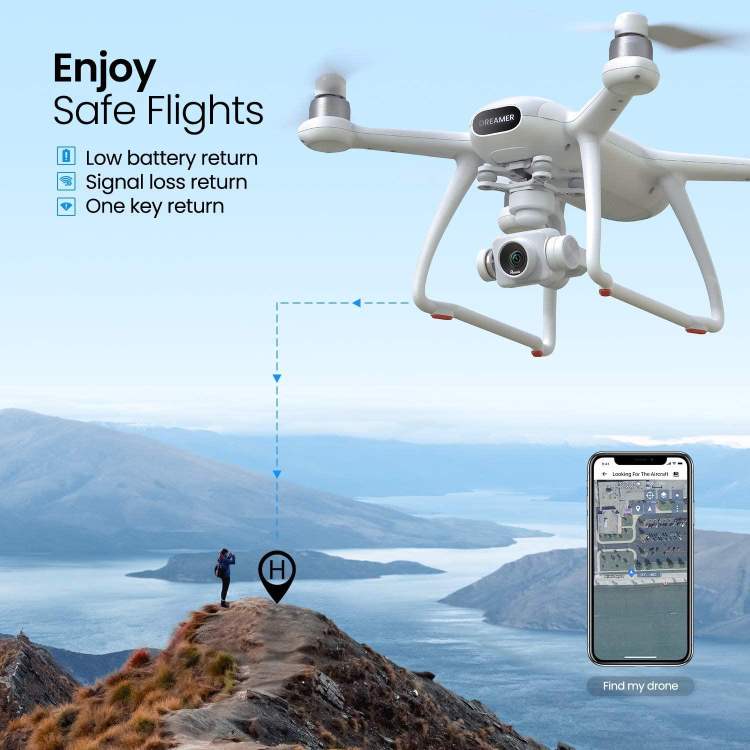 Simulator Potensic 4K Dreamer Drone With 13MP SONY Camera GPS RC Quadcopter  31Mins Long Flight Time Brushless Motors Professional Dron From  Cocodhgatey, $286.85
