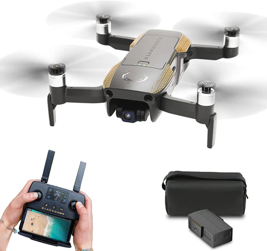 EXO Blackhawk 2 Pro - Professional 48MP 4K HD HDR Drone. 5 Mile Range, 35 Minute Battery, Obstacle Avoidance, 4K HD UHD Camera. 1/1.3in CMOS Sensor, 48MP, Follow-Me, Return to Home, +15 more. Industry-Leading Professional Drone. Professional Camera Drone - RCDrone