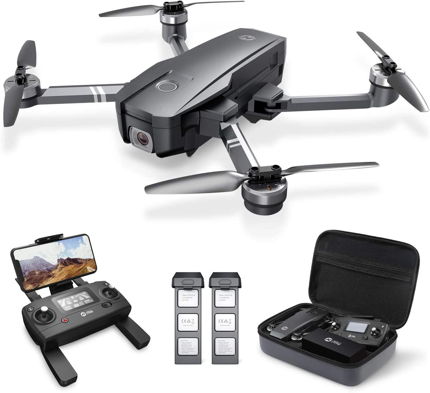 Holy Stone HS720 GPS Drone - with 4K HD UHD Camera for Adults, Quadcopter with Brushless Motor, Auto Return Home, Follow Me, 52 Minutes Flight Time, Long Control Range, Includes Carrying Bag Professional Camera Drone - RCDrone