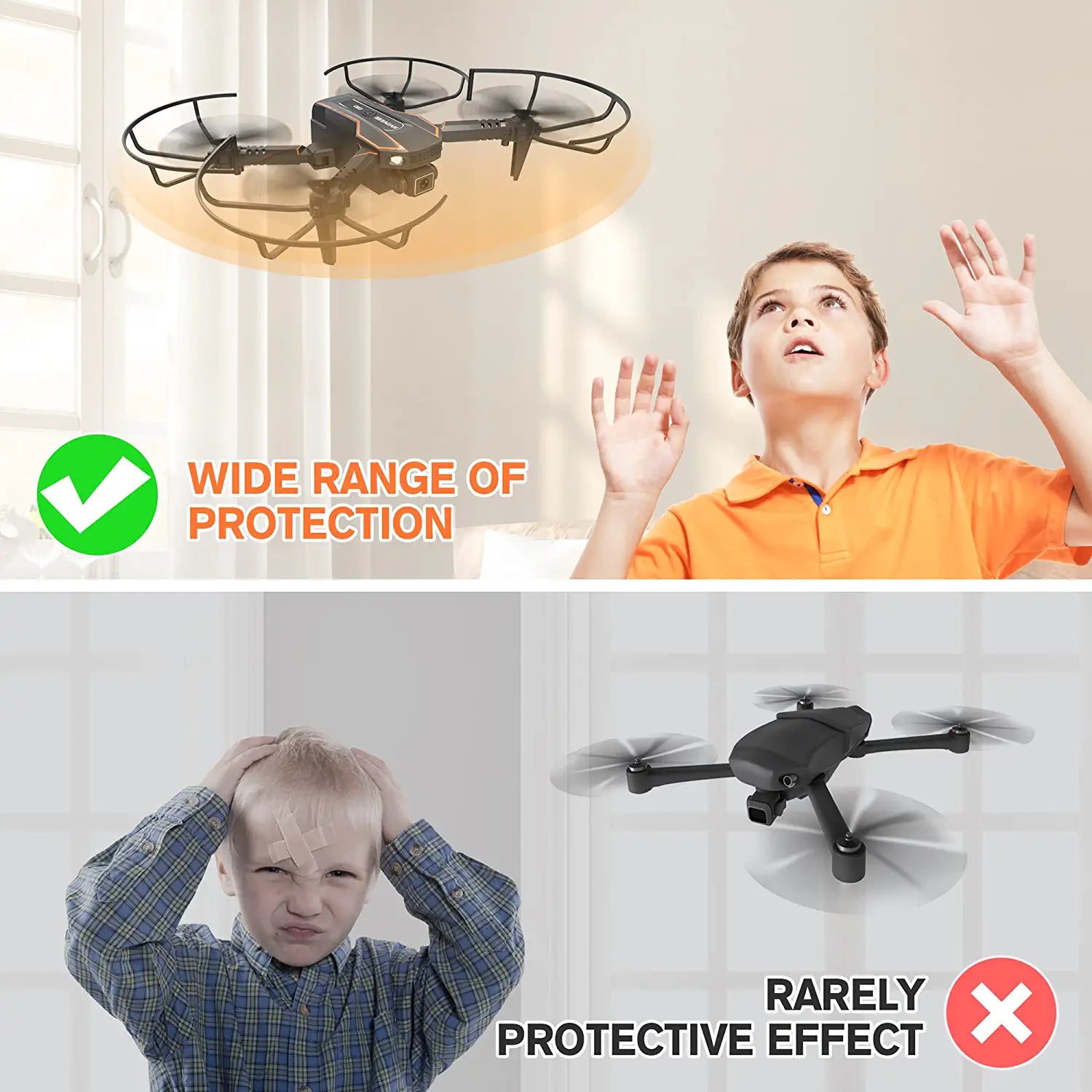 AVIALOGIC Mini Drone - with Camera for Kids, Remote Control Helicopter Toys Gifts for Boys Girls, FPV RC Quadcopter with 1080P HD Live Video Camera, Altitude Hold, Gravity Control, 2 Batteries - RCDrone