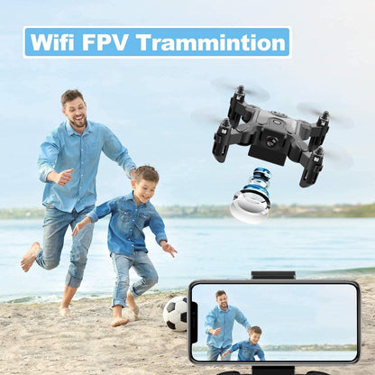 DRONEEYE 4DV2 Drone with Camera for Kids,720P FPV Video,Nano Portable Pocket RC Quadcopter Beginners Toys,3D Flip,Altitude Hold,Headless Mode,Trajectory Flight,3D Flips - RCDrone