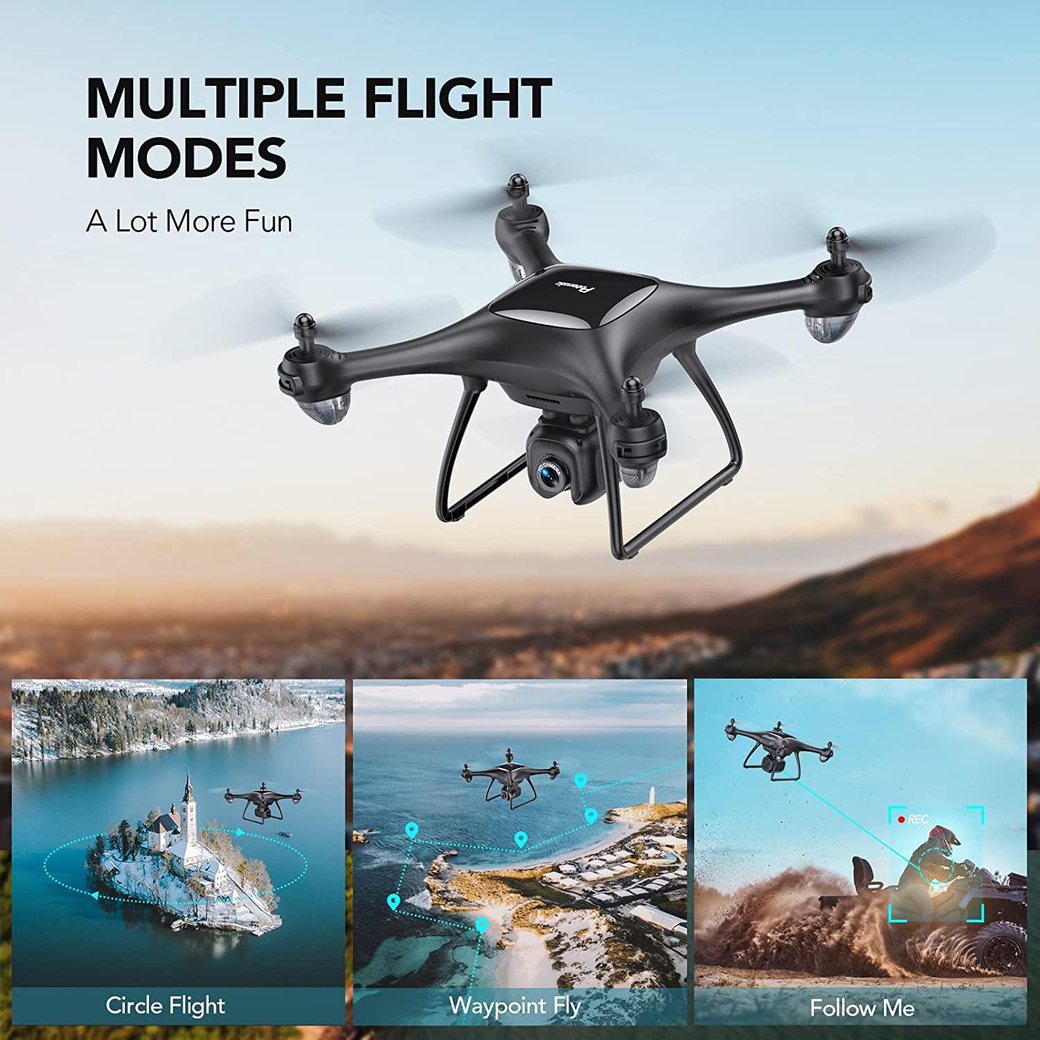 Potensic P5 FPV RC Drone with 2.7K HD Camera, Dual Batteries and Carrying  Bag