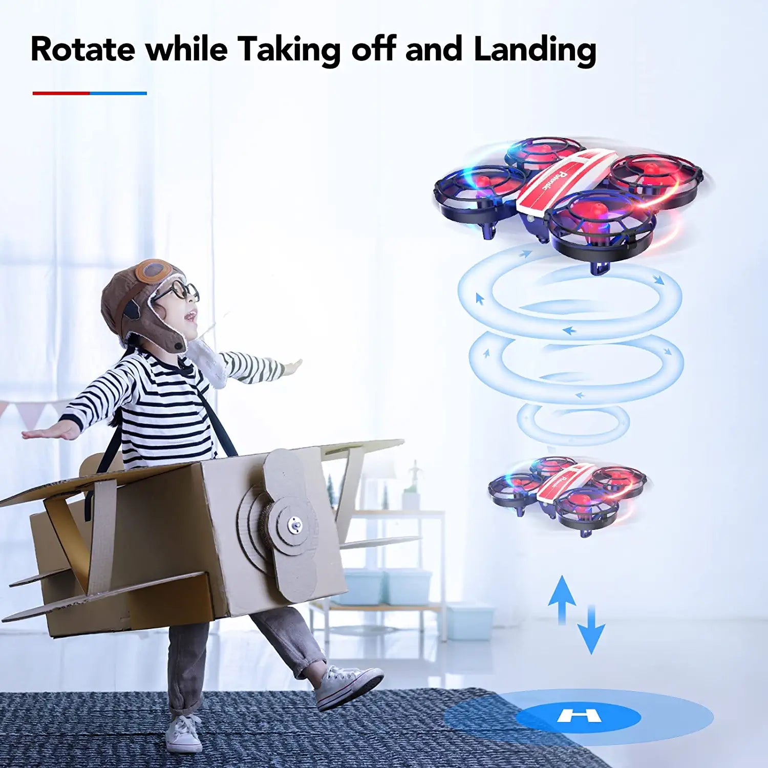 Potensic A21 Mini Drones - for Kids, 2 Pack IR Battle Drone with LED L –  RCDrone