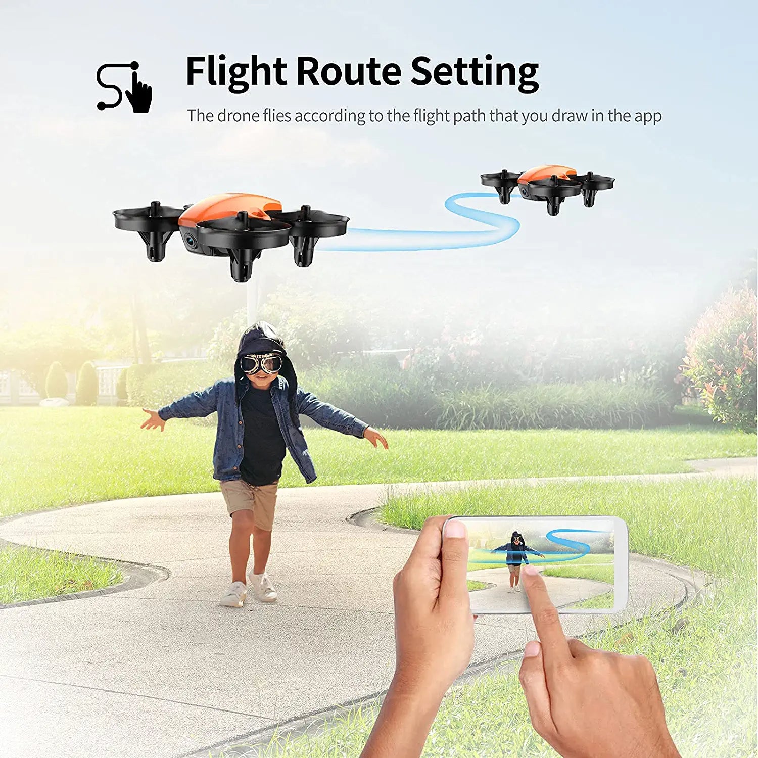Drone Potensic A20W - pour enfants, mini drone avec caméra 720P HD, dr –  RCDrone