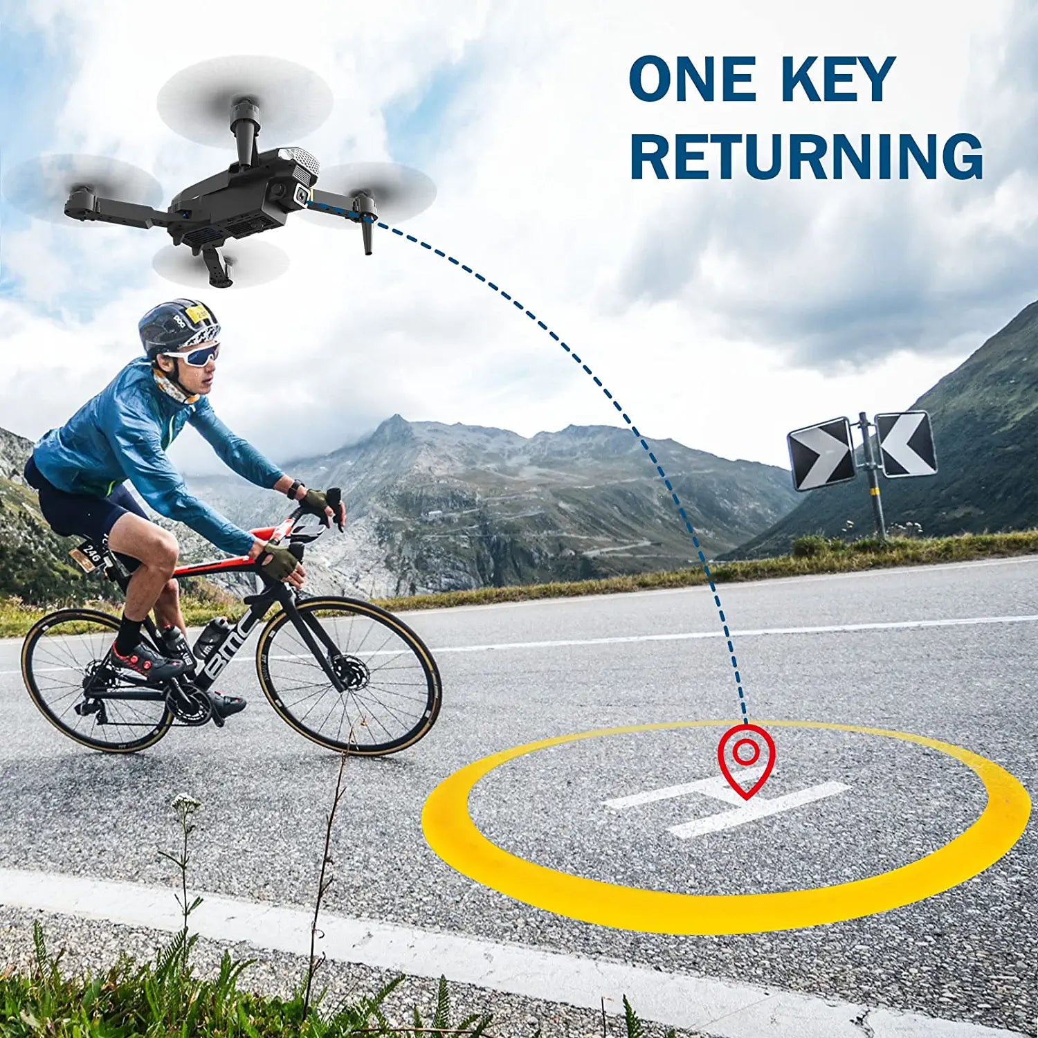 Wipkviey T27-Drohne – mit 3 Batterien, 360°-Drehung, Höhenhaltung, Hea – RCDrone