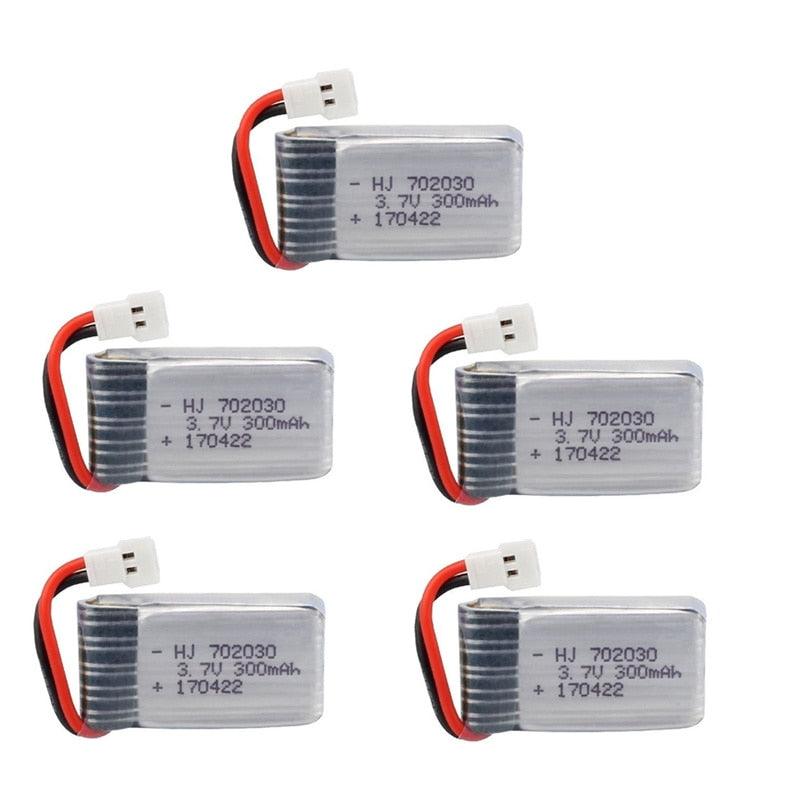 Batería Lipo de 3.7V 300mAH con cargador para Hubsan H107 Drone Batería Lipo de 3.7V 300mAH con cargador para Hubsan H107 Drone