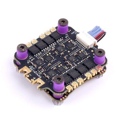 Skystars F4 F405HD2 Flight Controller Stack - OSD 45A Blheli_S 3-6S 4 In 1 Brushless ESC Stack 30.5x30.5mm FPV Racing Drone Quadcopter - RCDrone