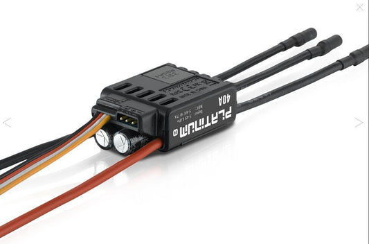 Hobbywing Platinum 40A V4 ESC - Brushless Electronic Speed controller for RC Helicopter Fix-wing Drone FPV Multi-Rotor Drone - RCDrone