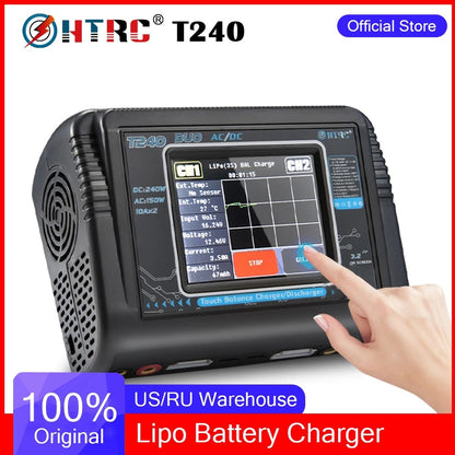 HTRC T240 Duo Lipo Charger, oHTRC T240 Official Store @Uo Acioc Ghrc