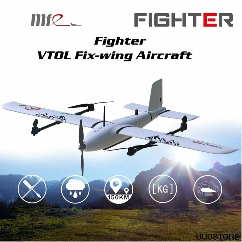 Makeflyeasy Fighter VTOL - 1.5KG Payload 150KM Range 2430mm Wingspan M ...