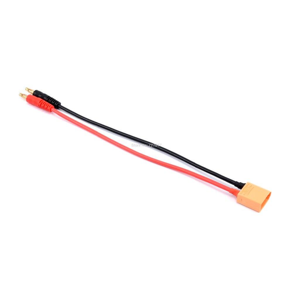 FPV Drone Charge Cable - 20CM EC3 EC5 XT30 XT60 XT90 MPX TRX T Plug Charge Lead to 4.0mm Banana Plugs Charge Cable Silicone Wire 14AWG For Lipo Battery - RCDrone