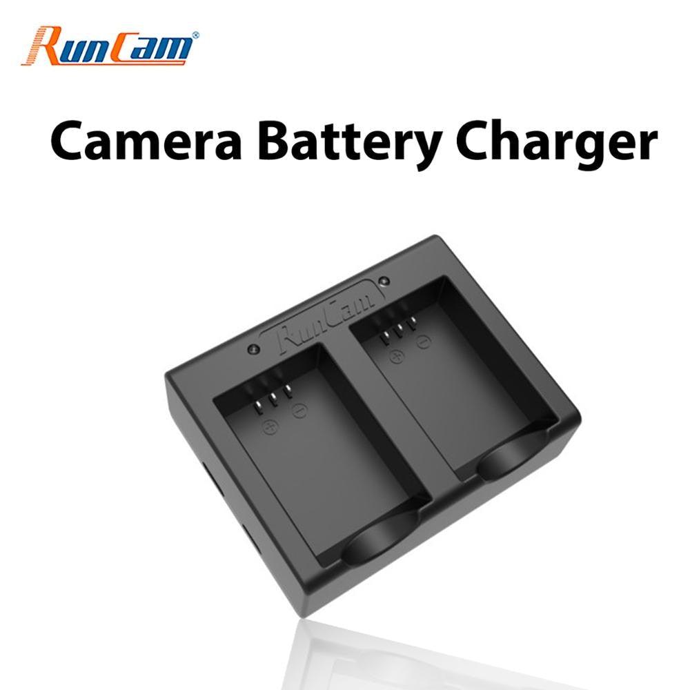 RUNCAM DUAL Battery CHARGER - for RunCam2/RunCam2 4k/Scopecamlite/Scopecam 4k Battery RunCam Airsoft FPV Drone Battery Charger - RCDrone