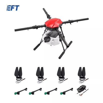 EFT E416P - 16L 16kg Agriculture spray drone frame kit four-axis Folding Quadcopter with Hobbywing X9 power system UAV - RCDrone
