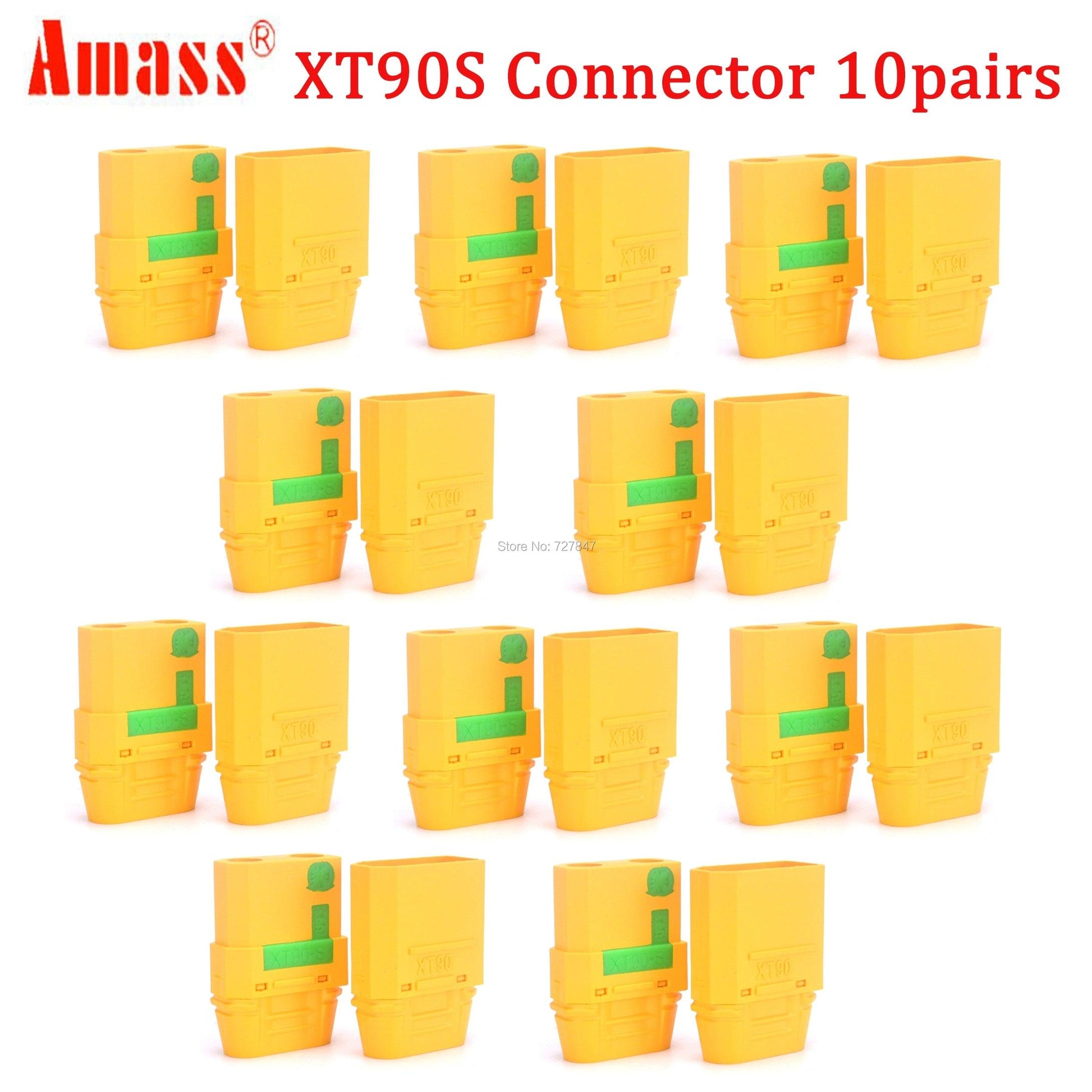 FPV Drone Connector Plug - 5 / 10 Pairs High Quality XT30 XT30U MR30 XT60 XT60H MR60 XT60PW XT90 XT90S Connector Plug for Battery Quadcopter Multicopter - RCDrone