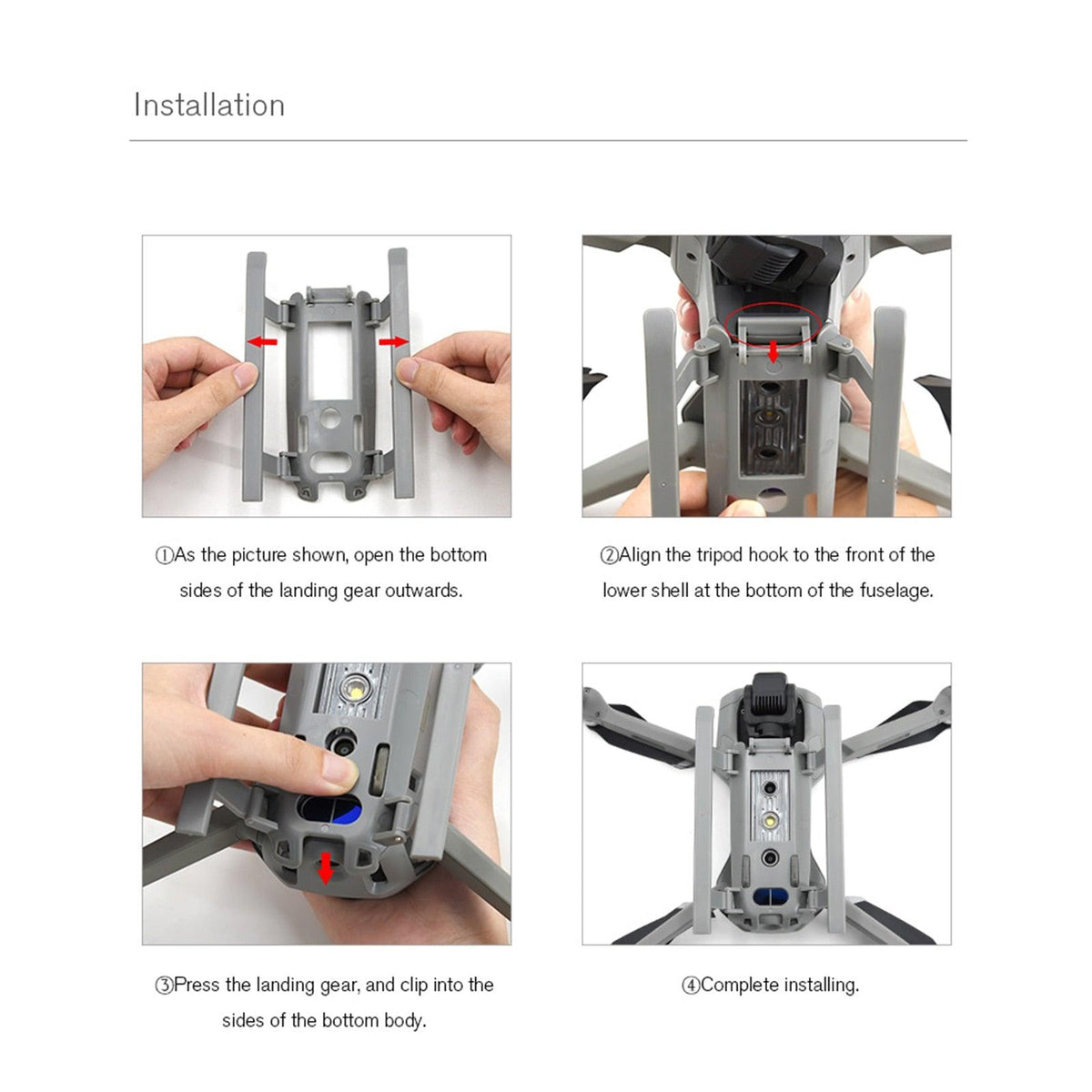 ZJRX Train d'atterrissage l'eau Flotte Kit pour DJI avic Air 2S/avic Air 2 Drone Accessoires ZJRX Train d'atterrissage l'eau Flotte Kit pour DJI avic Air 2S/avic Air 2 Drone Accessoires