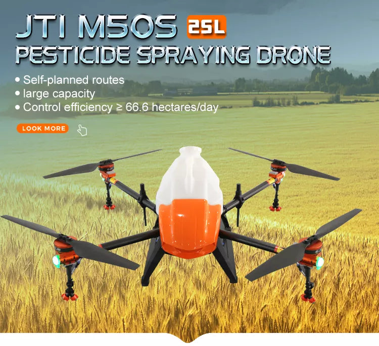 JTI M50S 25L agriculture Sprayer Drone - 25 litre farmer spraying drone professional agriculture pesticide spray - RCDrone