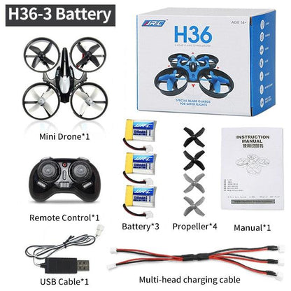 JJRC H36 RC Mini Drone - Helicopter 4CH Toy Quadcopter Drone Headless 6Axis One Key Return 360 degree Flip LED rc Toys VS H56 H74 - RCDrone