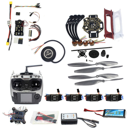 DIY RC FPV Drone Kit 4-axis Quadcopter - with F450 Frame PIXHAWK PXI PX4 Flight Control 920KV Motor GPS AT9S Transmitter Receiver