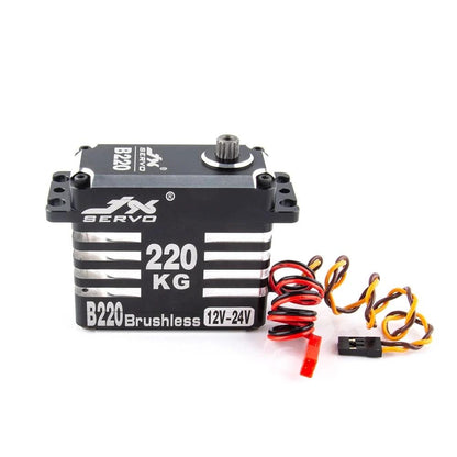 JX B220 220KG 12-24V High Torque Servo for 1/5 RC Car Steering Gear Robotic Helicopter Industry Brushless Servo For Rc Drone - RCDrone