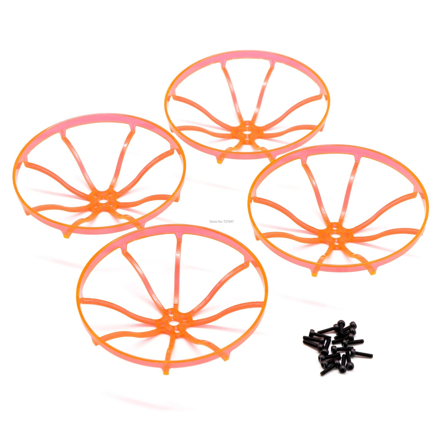 Propeller Protection Ring Parts - 4PCS/Set Four-axis Anti-collision Cover for 3 Inch RC Drone Quadcopter Spare Accessory - RCDrone