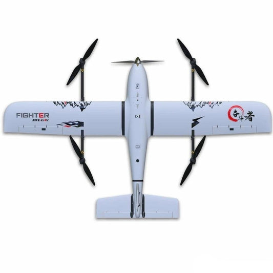 Makeflyeasy Fighter 2430mm - MFE Fighter VTOL 2430mm Wingspan Compound Wing EPO VTOL Aerial Survey Fix-wing AirCraft RC Airplane RC Plane KIT hobby - RCDrone