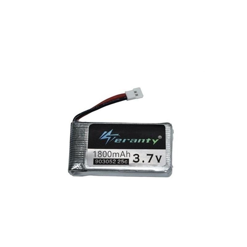 3.7V 1800mAh 903052 Lipo Battery and charger for Syma X5 X5C X5SW X5SC X5S X5SC-1 M18 H5P RC Quadcopter Parts 3.7V Drone battery - RCDrone