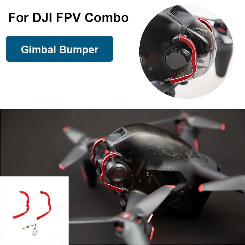 POFET Bumper Bescherming Lens bar voor DJI FPV Drone Lens Gimbal Protector Staaf Anti-Collision Aluminium Accessoires (Zwart POFET Bumper Bescherming Lens bar voor DJI FPV Drone Lens Gimbal Protector Staaf Anti-Collision Aluminium Accessoires (Zwart