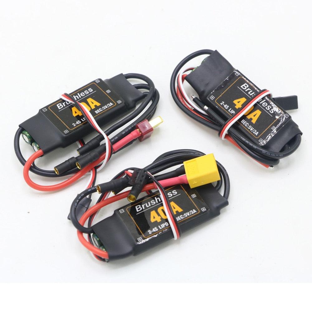 Mitoot Brushless 40A ESC Speed Controler - 2-4S With 5V 3A UBEC For RC FPV Drone Quadcopter RC Airplanes Helicopter - RCDrone