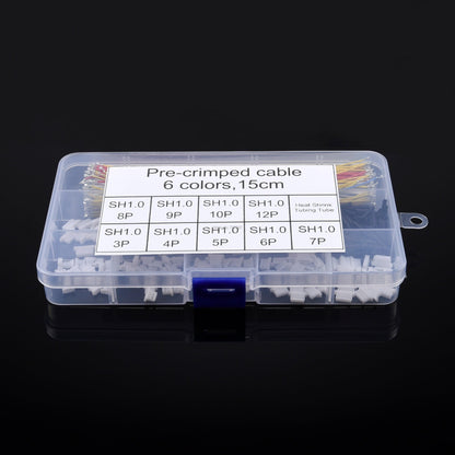 Connecteurs SH 1.0 Et Câbles Silicone Pré-Sertis 15 Cm – Kit 240 Pièces Multicolores Pour Drone FPV, Contrôleur SpeedyBee F405, Holybro Kakute, T-Motor