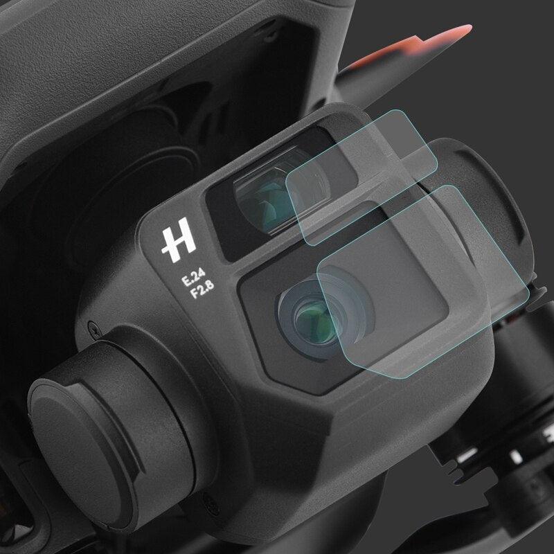 Tempered Glass Lens Protective Film for DJI Mavic 3/Cine Drone Hasselblad 4/3 CMOS Gimbal Camera Dust-proof Protector Accessory - RCDrone