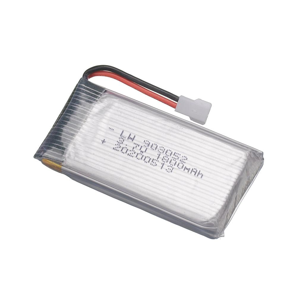 3.7V 1800mAh リポバッテリー RC ドローン KY601S SYMA X5 X5S X5C